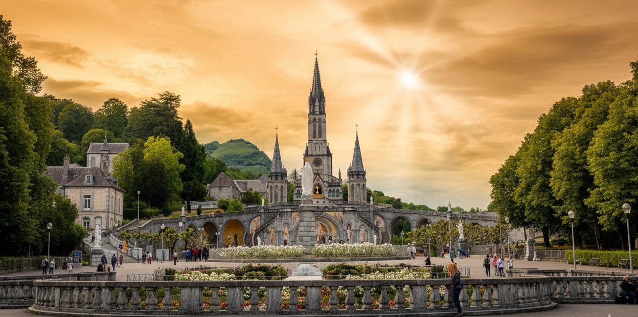Our Lady of Lourdes Basilica - Mary Tour hero